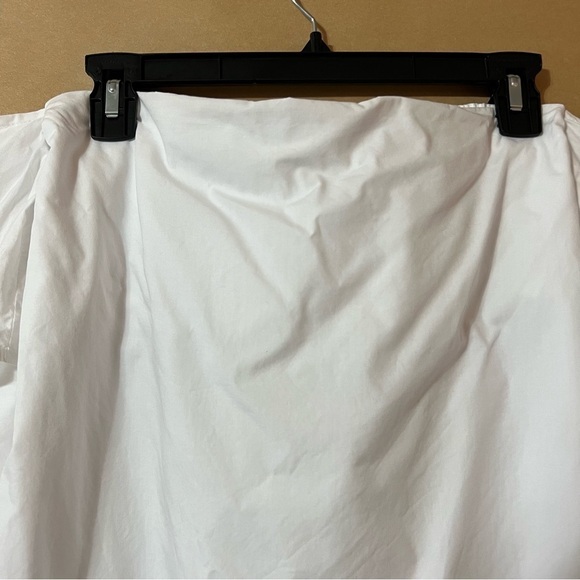 Faithfull The Brand | Phi Phi Off The Shoulder Mini Dress Tiered Sleeve Size XS - Picture 4 of 14